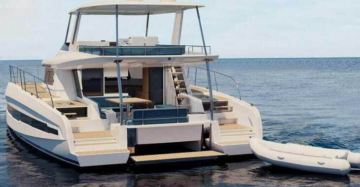 Rent a power catamaran in Kremik Marina - Cervetti 44 Power-