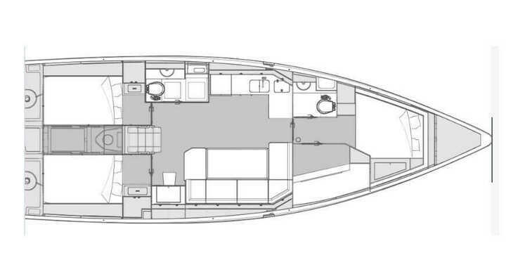 Louer voilier à Veruda - Elan Impression 43