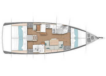 Alquilar velero en Marina Skiathos  - Sun Odyssey 440 (possible to be converted to 3 cabins)