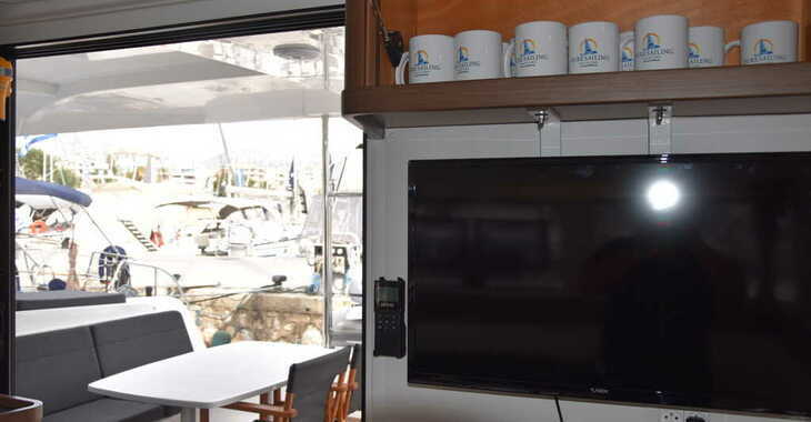 Rent a catamaran in Marina Skiathos  - Lagoon 42 (A/C, generator, Watermaker)