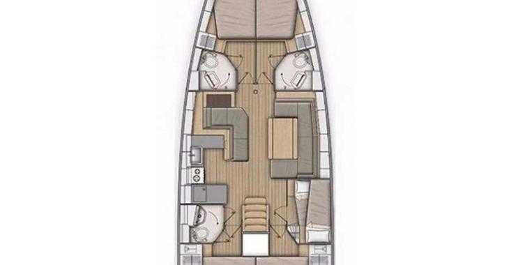 Louer voilier à Lefkas Marina - Oceanis 51.1 - 5 + 1 cab.