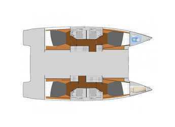 Louer catamaran à Lavrion Marina - Fountaine Pajot Astrea 42