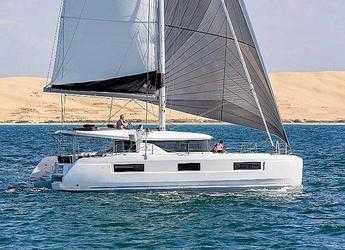 Rent a catamaran in Marina Porto Antico - Lagoon 46 (WM, solar panels, skipper bathroom, zero safety deposit)