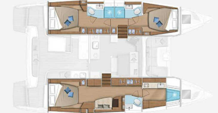 Rent a catamaran in D-Marin Lefkas Marina - Lagoon 46 (Owner's version)