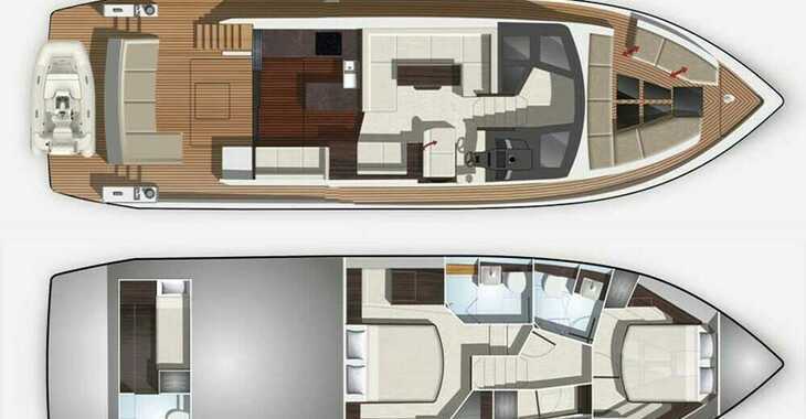 Rent a yacht in Marina Kastela - Galeon 500 Fly 