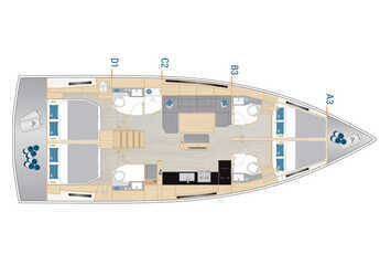 Alquilar velero en Marina Kornati - Hanse 460 - 4 cab.