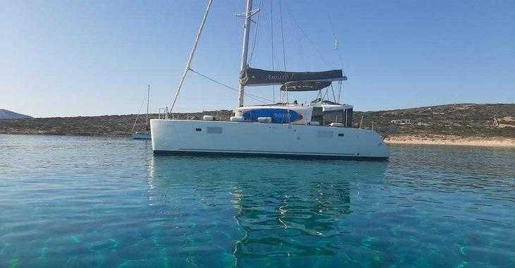 Alquilar catamarán en Mykonos Marina - LAGOON  450F AMARE I / SKIPPERED ONLY / FREE STAND UP PADDLE / BOW CUSHIONS 