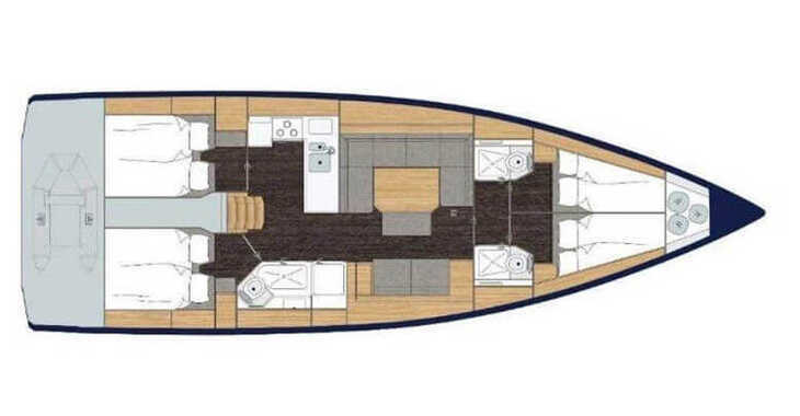 Louer voilier à Nidri Marine - Bavaria Cruiser 45