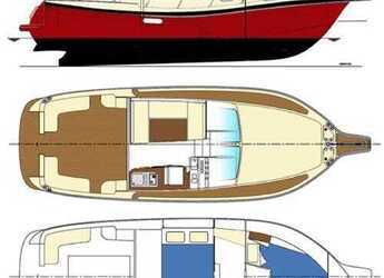 Chartern Sie motorboot in ACI Jezera - Damor 980 Fjera