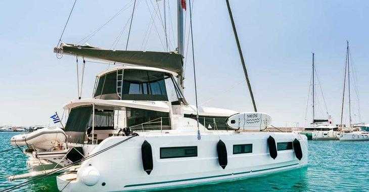 Chartern Sie katamaran in Naousa Marina - Lagoon 46 - Skippered