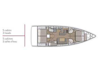 Rent a sailboat in Nidri Marine - Oceanis 51.1
