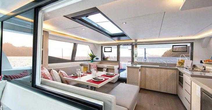 Rent a catamaran in Captain Oliver's Marina - Sunsail 454 (Classic)