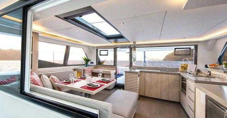 Rent a catamaran in Captain Oliver's Marina - Sunsail 454 (Classic)