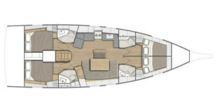 Rent a sailboat in ACI Marina Skradin  - Oceanis 46.1