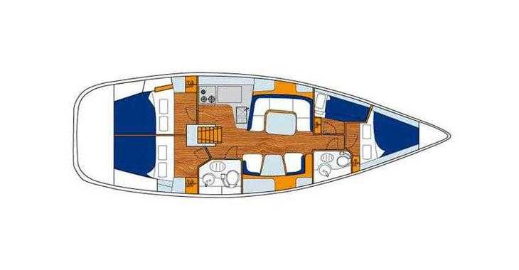 Rent a sailboat in Naousa Marina - Sun Odyssey 43
