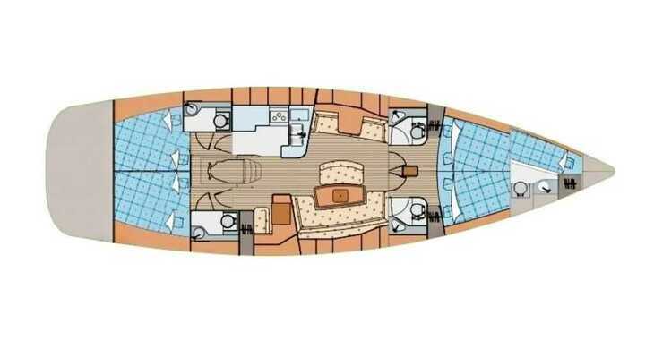 Louer voilier à Heraklion Port - Elan 514 Impression