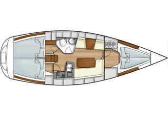 Rent a sailboat in Nikiti - Hanse 342