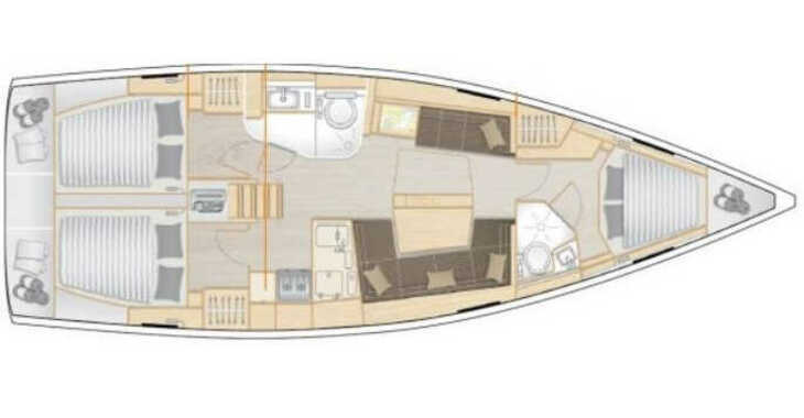 Louer voilier à Netsel Marina - Hanse 418