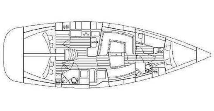 Louer voilier à Kavala - Marina Perigialiou - Elan 434