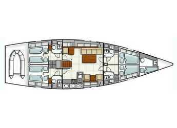 Chartern Sie segelboot in Finikas - Hanse 540e