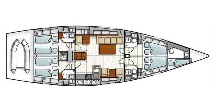 Louer voilier à Salamis Yachting Club - Hanse 540e