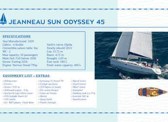 Alquilar velero en Nikiti - Sun Odyssey 45