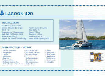 Alquilar catamarán en Nikiti - Lagoon 420