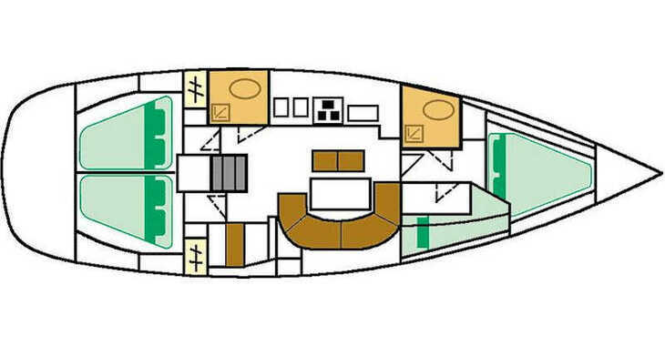 Louer voilier à Nea Peramos - Oceanis 411 Clipper