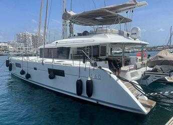 Rent a catamaran in Marina Ibiza - Lagoon 560 S2 FULL EQUIPE LUXE