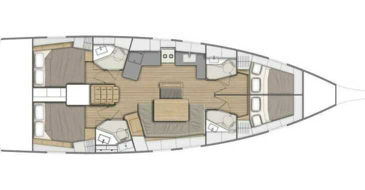 Chartern Sie segelboot in Marina Zeas - Sunsail 46.4 (Premium Plus)