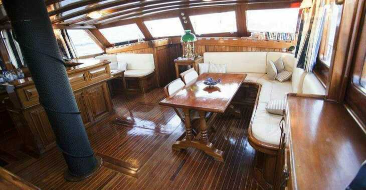 Rent a motorboat in Alimos Marina - Wooden Motorsailer 90ft