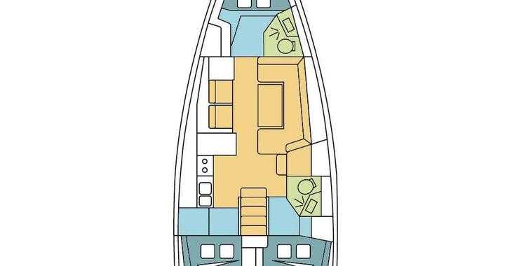 Rent a sailboat in Marina Uturoa - Oceanis 41
