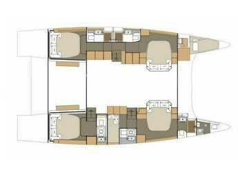 Rent a catamaran in Punta Nuraghe - Dufour Catamaran 48