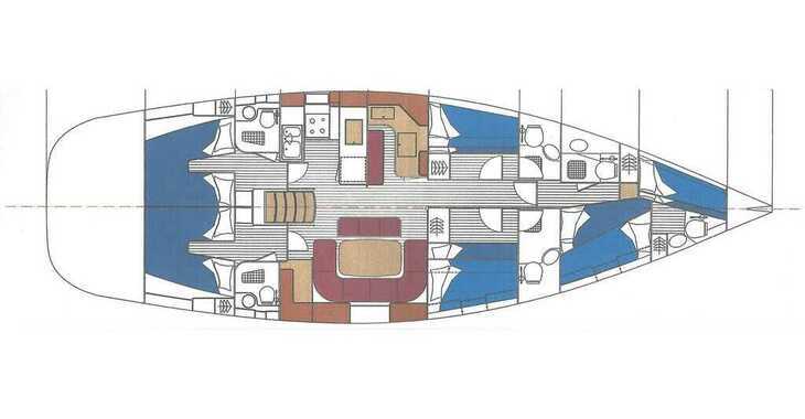 Louer voilier à Nea Peramos - Ocean Star 56.1