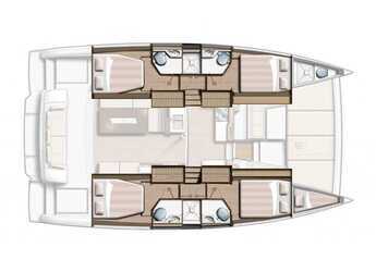 Louer catamaran à Lavrion Marina - Bali 4.2 Open Space