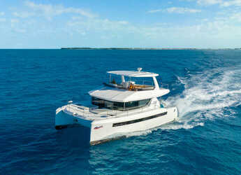 Rent a power catamaran in Wickhams Cay II Marina - Moorings 464PC (Exclusive)