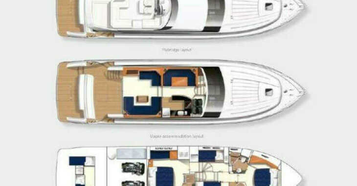 Rent a yacht in Marina Split (ACI Marina) - Princess 62