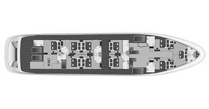 Louer yacht à Split (ACI Marina) - Motoryacht Cristal