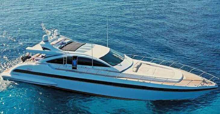 Rent a yacht in Mykonos Marina - Mangusta 72