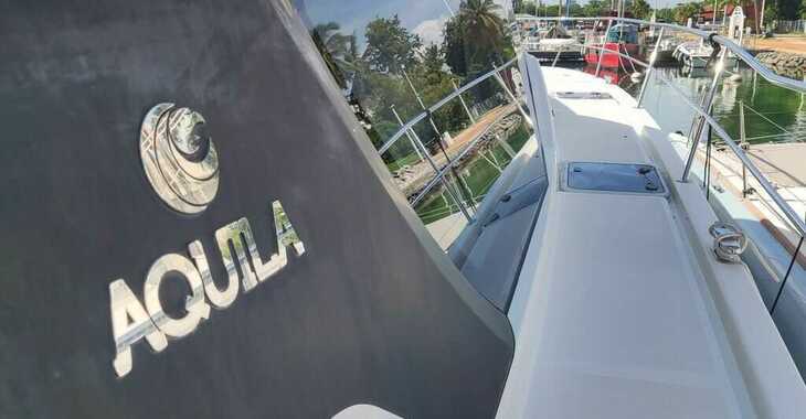 Rent a power catamaran in Marina Bas du Fort - Aquila 44