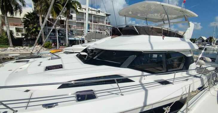 Rent a power catamaran in Marina Bas du Fort - Aquila 44