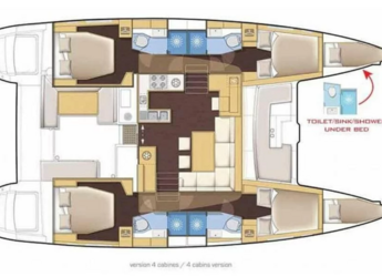Louer catamaran à Nanny Cay - Lagoon 46 - 4 + 2 cab.