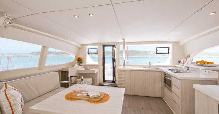 Rent a catamaran in Rodney Bay Marina - Sunsail 404 (Classic)