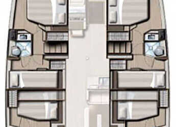 Rent a catamaran in Alimos Marina - Bali 4.8 - 6 cab.