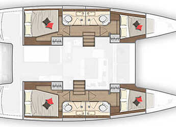 Rent a catamaran in Alimos Marina - Lagoon 40 - 4 + 2 cab