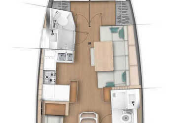 Rent a sailboat in Mykonos Marina - Sun Odyssey 440