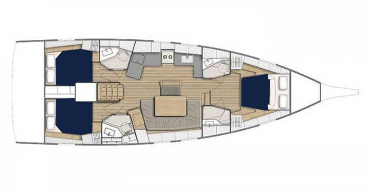 Louer voilier à Marina Le Marin - Moorings 46.3 (Club)