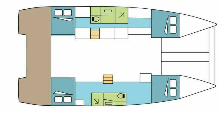 Alquilar catamarán en Placencia - Excess 11 - 4 + 2 cab.