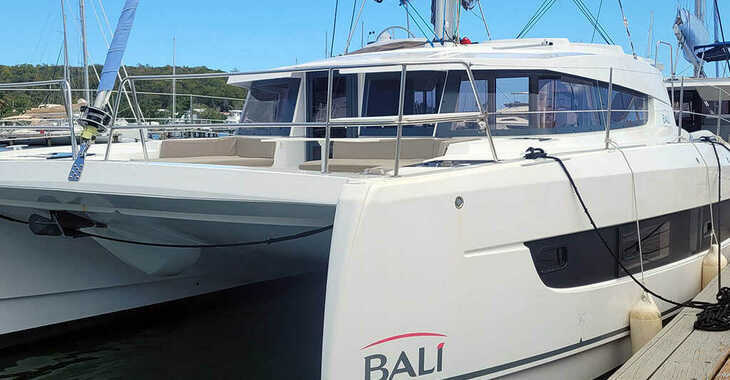 Rent a catamaran in Nanny Cay - Bali 4.2 - 4 + 1 cab.