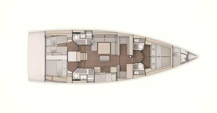 Rent a sailboat in Rhodes Marina - Dufour 530 A/C & GEN